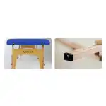 Portable massage couch Zenet ZET-1042 size L, Wooden dark blue