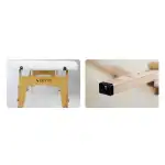 Portable massage couch Zenet ZET-1042 size S, Wooden white