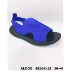 Sandały Damskie, 36-41, Niebieskie, Alogo, Hurtownia, BK90023