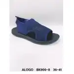 Sandały Damskie, 36-41, Niebieskie, Alogo, Hurtownia, BK9008