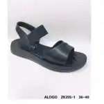 Sandały Damskie 36-40, Czarne, Alogo, Hurtownia, ZK3551
