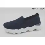 Pantofi sport dama, 36-41, textil, albastru-alb, talpa ondulata, slip-on, Jomix Shoes, angro, D2514-3