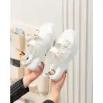 Sandale sport noi, la modă, confortabile, pentru femei, cu talpă super ușoară. 36-41, ALB NEXT PAS, en-gros Supreva