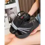 Sandale sport noi, la modă, confortabile, pentru femei, cu talpă super confortabilă. 36-41, NEGRU Yesmile, en-gros Supreva