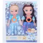 SET OF 2 DOLLS 28 CM FROZEN KINGDOM WITH MUSIC, wholesale goods