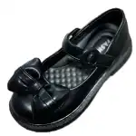 Girl's shoes, 32-37, matte black, lace, bow, "FASHION", A898, wholesale
