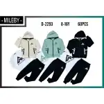 Trening Baietel, 3 piese, 8-16 ani, verde, Mileby, Engros, D2293