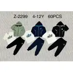 Boys tracksuit, 3 pieces, 4-12 years, blue, Mileby, Z2299, wholesale