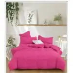 Lenjerie pat - 6 piese, fucsia, angro