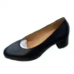 Női cipő, balerina típusú, kissarkú, 36-40, fekete, YIYI, nagyker, M6