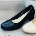 Női cipő, balerina típusú, kissarkú, 36-40, fekete, Comer, nagyker, YEHJ-181
