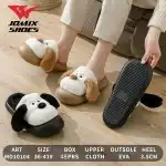 Kapcie damskie, 36-41, zabudowane, mały obcas, z futerkiem, EVA, 3,5 cm, kształt szczeniaka, buty Jomix, hurt, MD10104, hurt