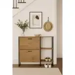 Shoe rack with metal frame Melisa, wholesale Supreva
