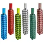 Automatic umbrella, Checkered
