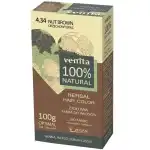 Por állagú hajfesték, növényi alapú, 100%-ban természetes, Venita, No. 4.34, Mogyoró szőke, 100g
