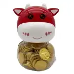 Animal Cow chocolate coins, 2.5g, 100 pieces per box, wholesale