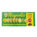 Vanilla and cocoa cream cookies, sugar-free, Magnolia, 130 g, wholesale