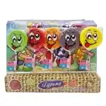 Acadele Smiley Face, Tiffany, 3 bucati, en-gros