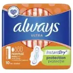 Абсорбенти Always Ultra Normal Plus, 10 бр., размер 1, на едро