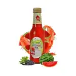 Vidám gyümölcslé bazsalikommagokkal, görögdinnyével és eperrel, 250ml, SGR, nagykereskedelem