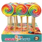 Jolly Joys Rainbow Snail Lollipop – 35g, wholesale