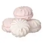 White-pink Zephyr marshmallows 1 kg, wholesale