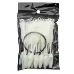 Tipsuri balerina pentru exersat 24 buc - Milk