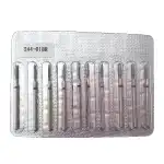 Bit pentru cuticule de diamant, flacără rotunjită, brâu roșu 244-018R