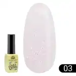 Bază pentru unghii Opal Rubber Base, Global Fashion, 8 ml, 03
