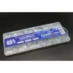 Tipsuri gel pentru extensia unghiilor, formă „pătrat mediu”, 600 buc