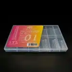 Set 120 bucati tipsuri dizolvabile, 12 marimi, 5XL extra-lung, ballerina la vârf, Nr. 01