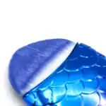 Perie de pește mini albastru roz