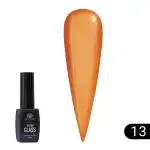 Ojă semipermanentă cu efect de vitraliu Global Fashion 8ml, Tinted Glass 13