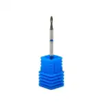 Duză de diamant pentru cuticulă, flacără, brâu albastru 257 / 015B