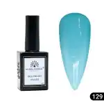 Oja semipermanentă Global Fashion, Gel polish Elite Glow 15 ml, 129