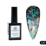 Oja semipermanentă Global Fashion, Gel polish Elite Glow 15 ml, 137