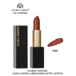 Ruj mat cu efect hidratant Long Lasting Global Fashion, GF38005 #108