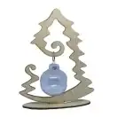 Suport lemn pentru glob - bradut abstract - C-ART, en-gros