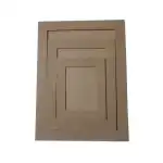 MDF frames 3.5cm wide with 1mm plexiglass - C-ART, wholesale