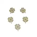 Set of 5 embroidery hoop bases - clover - C-ART, wholesale