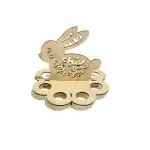 Basket for 8 eggs - Bunnies - 20X22 CM- HDF - C-ART, wholesale