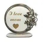 Stand - I Love Mom - 2 Straturi - 20 x 20cm - Plop + HDF - C-ART, en gros