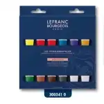 Комплект фини акрилни бои - 12x20 мл - Lefranc, търговия на едро