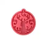 41105 Professional silicone mold, reindeer ornament - Penta, wholesale