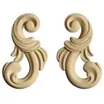 36218 - Lemn Elastic, 2 buc -12.5x7.5x1cm - Pentart