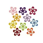 27357 - Set 10 figurine fetru - flori colorare - Pentart, en gros