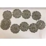 29998 - 10 db-os kerek medálkészlet 5 cm - nikkel árnyalatú rozetták - Pentart, nagykereskedelem