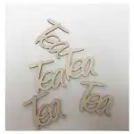 32174 - Set 5 figurine lemn 10 cm - Tea - Pentart, angro