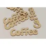 32173 - Set 5 figurine lemn - Coffee 3cm x 10cm- Pentart, en-gros