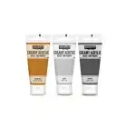 Culori acrilice cremoase, 60ml - Creamy Acrylic Metallic - Pentart